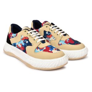 printed Mens Korean Casual Shoes