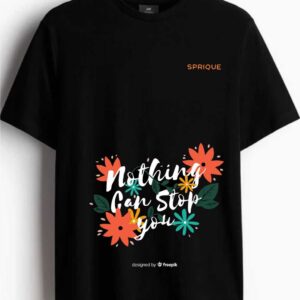 Graphic printed tshirt men's look