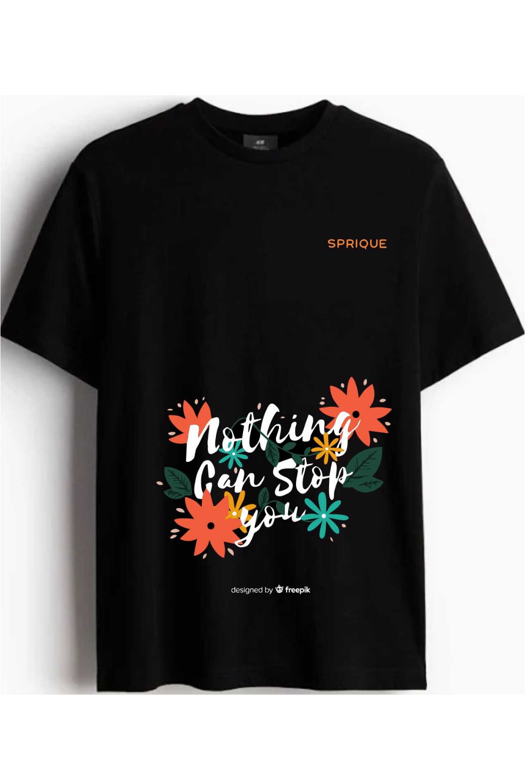 Graphic printed tshirt men's look