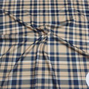 strip checke Digital Print Fabric