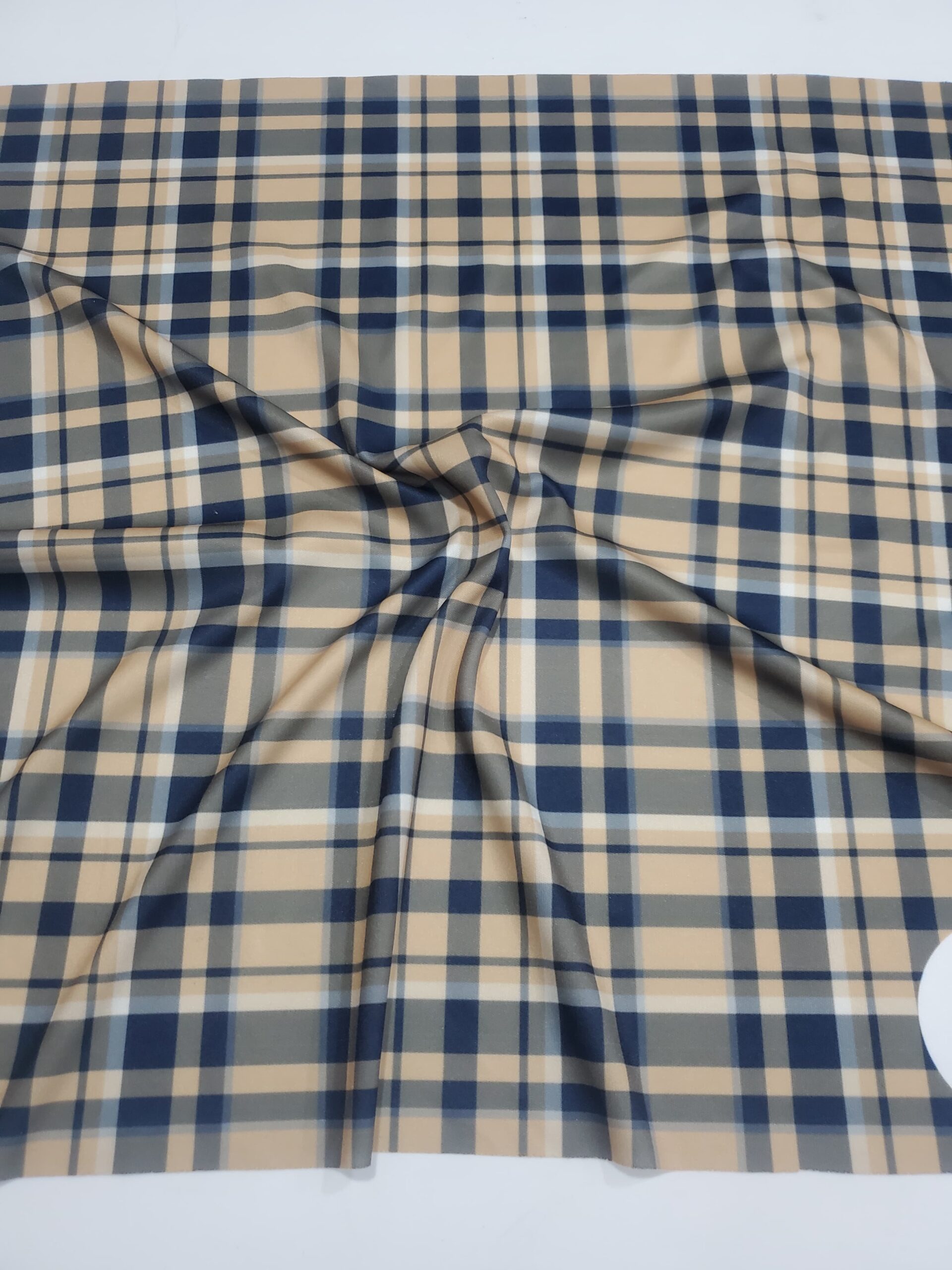 strip checke Digital Print Fabric