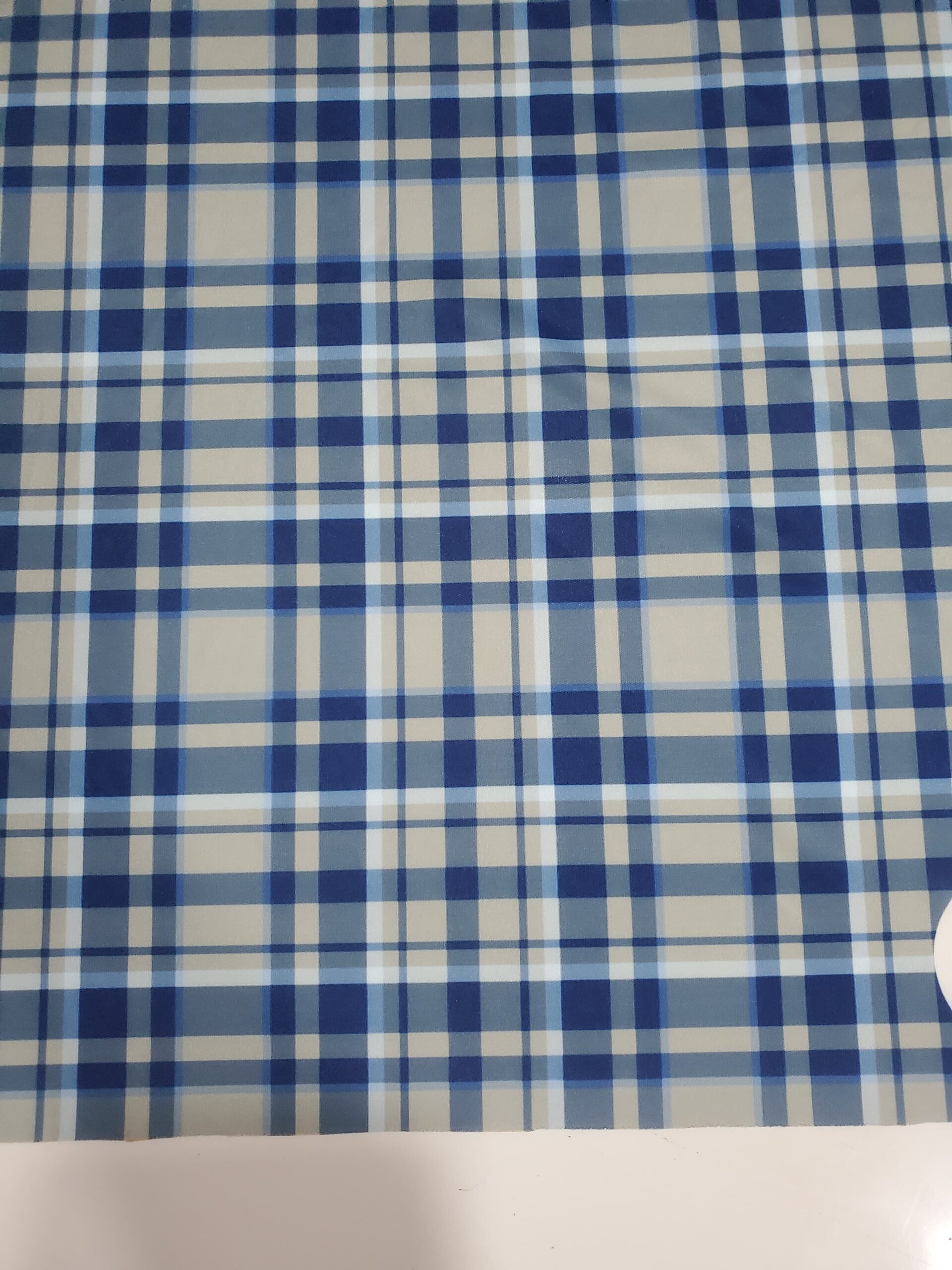 strip checke Digital Print  Fabric
