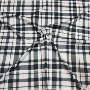 strip checke Digital Print Fabric
