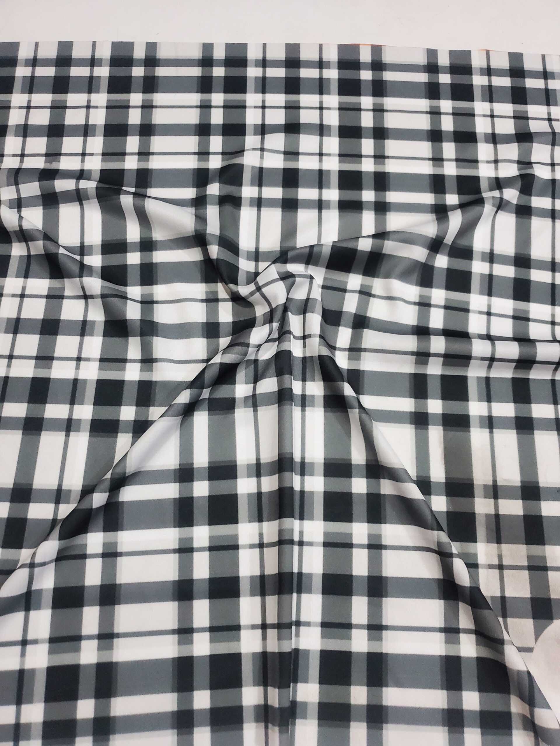 strip checke Digital Print Fabric