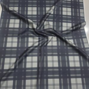 Checke Digital Print Pure Cotton Fabric