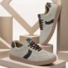 Sprique Men’s Casual Sneakers – Beige & Brown - Thumbnail Image 1