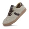 Sprique Men’s Casual Sneakers – Beige & Brown - Thumbnail Image 3