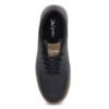 Men's Black Casual Lace-Up Sneakers with Tan Sole - Thumbnail Image 4