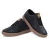 Men's Black Casual Lace-Up Sneakers with Tan Sole - Thumbnail Image 5