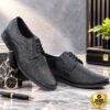 Men's Premium Black Formal Lace-Up Derbi Shoes for Office, Business & Party Wear - Thumbnail Image 1