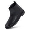 Men's Classic Black Chelsea Boots for Formal, Office & Casual Wear - Thumbnail Image 3