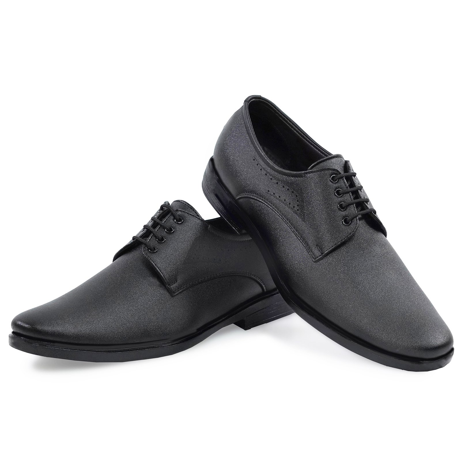 Men's Premium Black Formal Lace-Up Derbi Shoes for Office, Business & Party Wear - Image 2