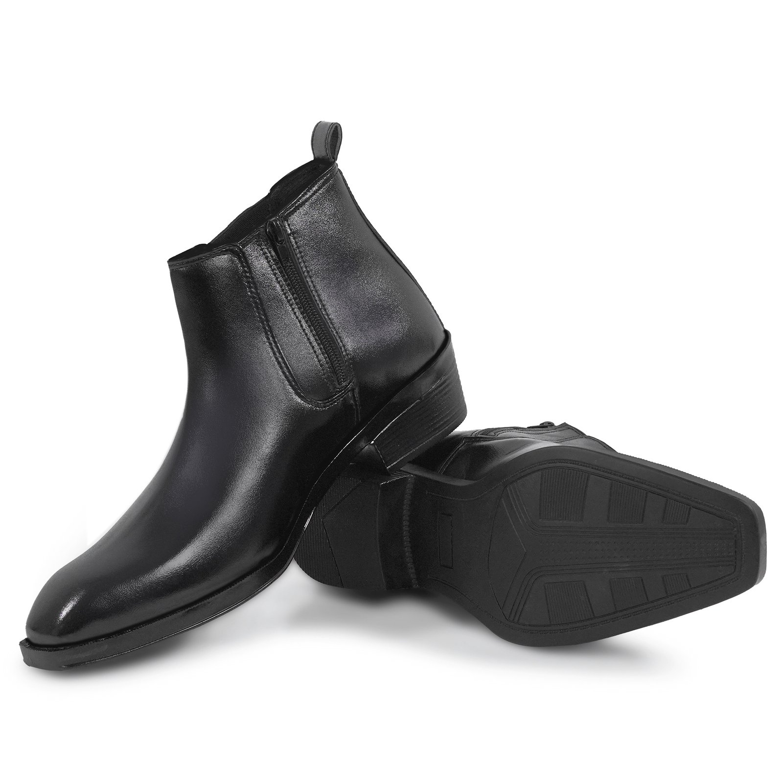 Men's Premium Black Italian Style Chelsea Boots for Formal, Office & Casual Wear - Image 5