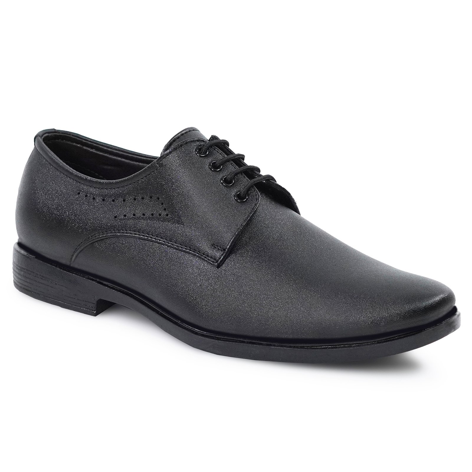 Men's Premium Black Formal Lace-Up Derbi Shoes for Office, Business & Party Wear - Image 4