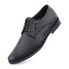 Men's Premium Black Formal Lace-Up Derbi Shoes for Office, Business & Party Wear - Thumbnail Image 5