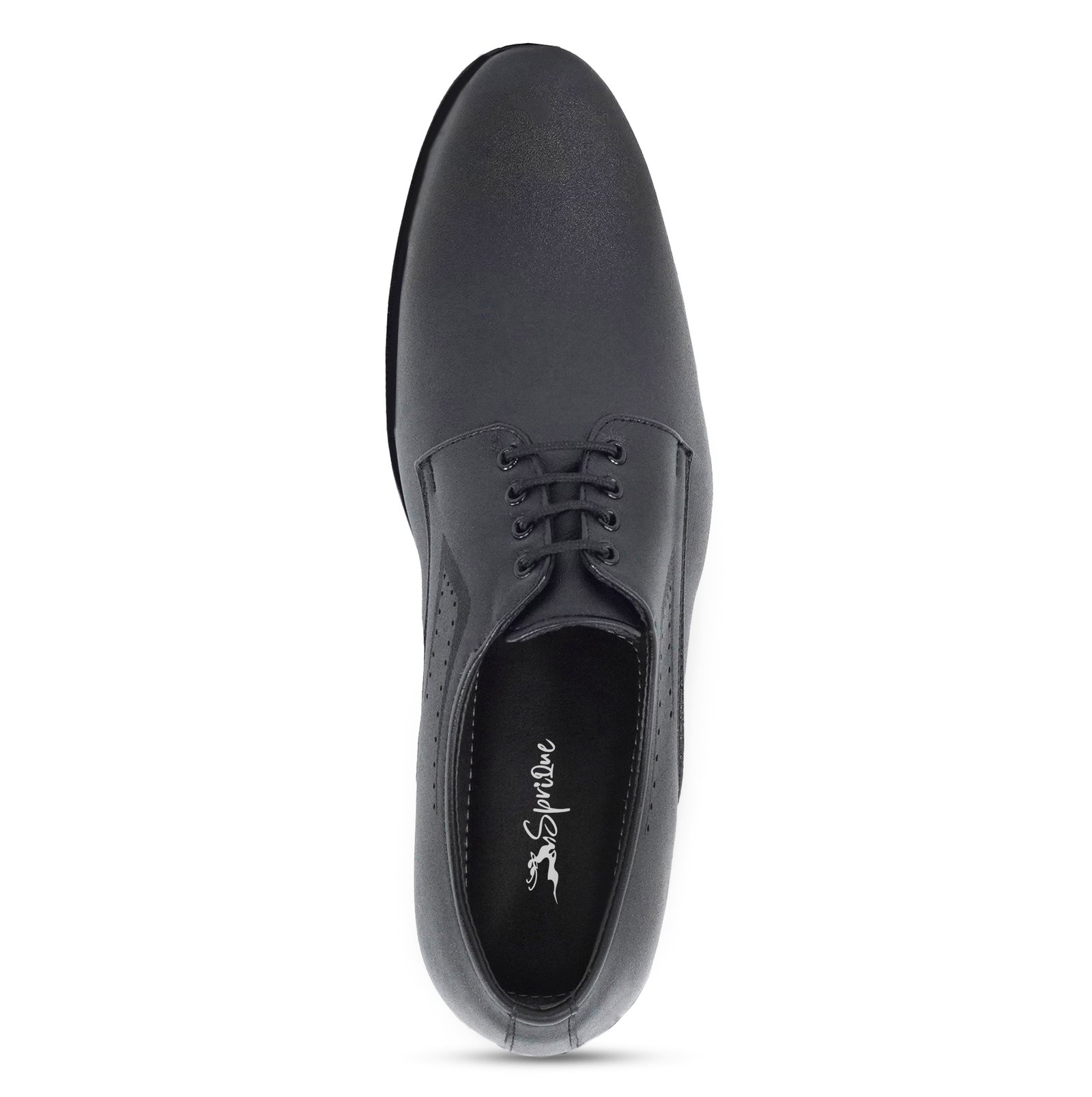 Men's Premium Black Formal Lace-Up Derbi Shoes for Office, Business & Party Wear - Image 6