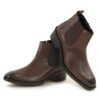 Men's Premium Brown Italian Style Chelsea Boots for Formal, Office & Casual Wear - Thumbnail Image 6