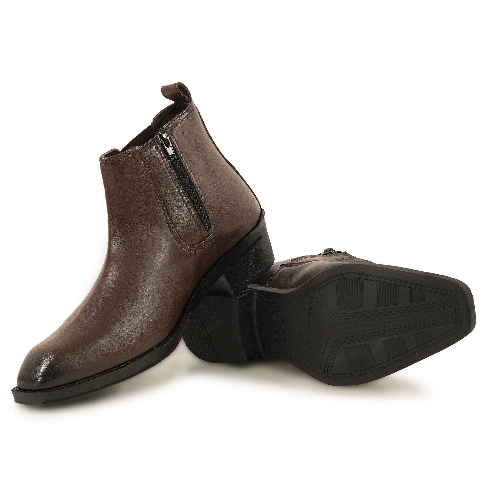 Men's Premium Brown Italian Style Chelsea Boots for Formal, Office & Casual Wear - Image 5